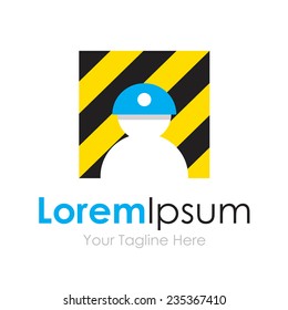 Gold miner profile icon simple elements logo