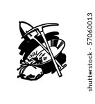 Gold Miner's Gear - Retro Clip Art