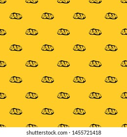 Gold mining pattern seamless vector repeat geometric yellow for any design