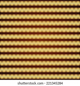 Gold Modern double plumb or triangle seamless pattern. Stylish pattern for graphic design in abstract style.