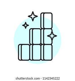 Gold Modern Simple UI Vector Icon
