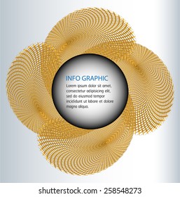 gold modern text box template for website computer graphic business and internet
