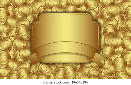   Gold Money BG, Easy to edit. Perfect for your works, Perfect quality works.