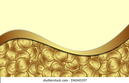   Gold Money BG, Easy To Edit. Perfect For Your Works, Perfect Quality Works.