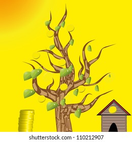 Gold money tree