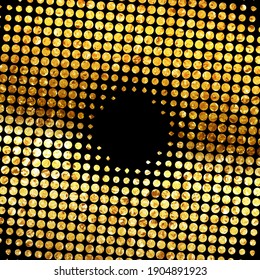 Gold Mosaic Abstract Vector Background