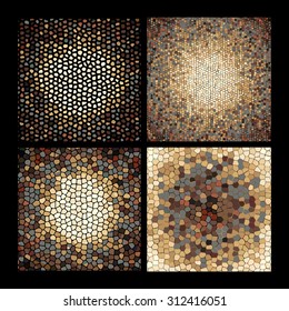 Gold Mosaic Background