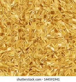 Gold mosaic background. EPS 10 vector file included