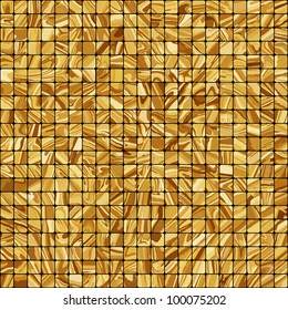 Gold mosaic background. EPS 8 vector file included