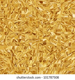 Gold mosaic background. EPS 8 vector file included