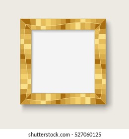 gold mosaic picture frame