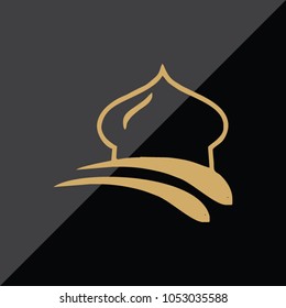 Gold Mosque Logo