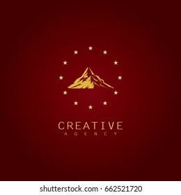 gold mount logo