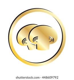 Gold Mushrooms Icon