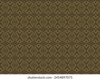 Gold Navajo seamless pattern. Traditional native american southwestern tribal geometric pattern.