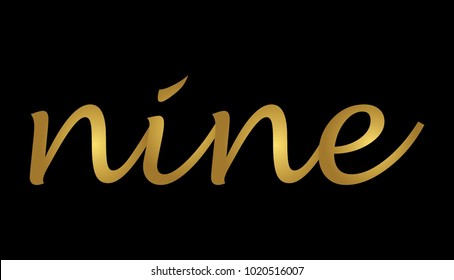 Gold Nine Writing