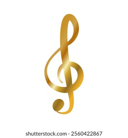 Gold note vector icons on a white background