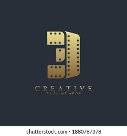 Gold number 3 Film strip