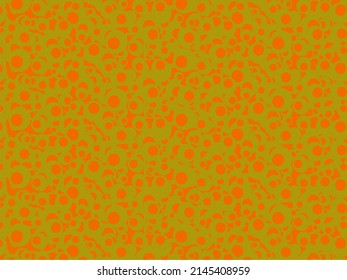 gold olives caotic pattern background