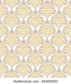 Gold ornament in east style. 
