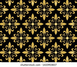 gold ornament vector background for batik,eps10