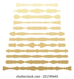 Gold page adornments