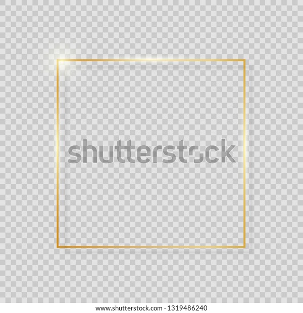 透明な背景に金色のペイントのテクスチャーのあるフレーム ベクターイラストeps10 のベクター画像素材 ロイヤリティフリー