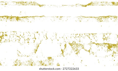 Manchas de tinta dourada sobre textura de fundo branca