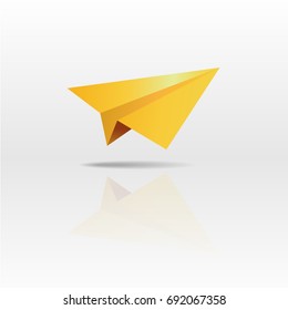 Download Yellow Paper Airplane Images Stock Photos Vectors Shutterstock PSD Mockup Templates