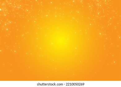 Gold particles. Light effect. Gold dust. background decoration.