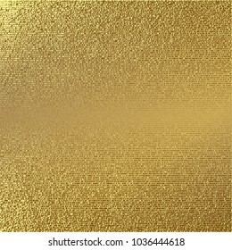 Gold pattern. Abstract golden background. Vector illustration. Horizontal foil line. Glitter stripes