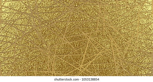 Gold pattern. Abstract golden background. Vector illustration.