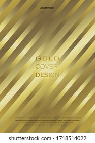 Goldmuster. Abstrakter goldener Hintergrund. Vektorgrafik. Kupferfolie Diagonallinien Bronze glitter Streifen Geometrisches Muster. Stilvolle Textur Abstrakte minimale Hintergrund Glittering-Effekt.
