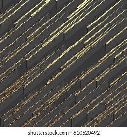 Patrón de oro. Resumen de fondo dorado. Ilustración del vector