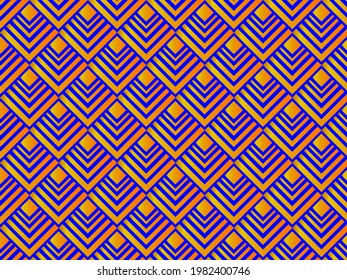 Gold pattern background. Vector seamless golden geometric Christmas pattern texture. Luxury holiday paper wrapping design. Abstract geometric pattern artistic for graphic design, textile or texture.