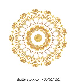 Gold pattern for the cards,  invitations, book page decoration with Islam, Arabic, Indian or ottoman motifs.