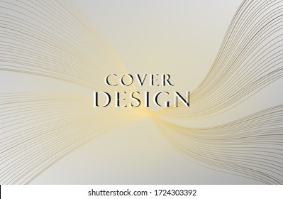 Gold pattern. Linear geometric Art deco bricks. 20s retro style. Luxury seamless pattern. Packaging or menu design.Vector