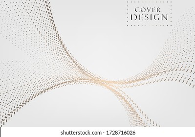 Gold pattern. Linear geometric Art deco bricks. 20s retro style. Luxury seamless pattern. Packaging or menu design.Vector