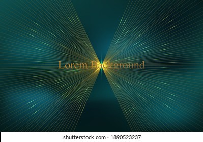 Gold pattern. Linear geometric Art deco bricks.  retro style. Luxury seamless pattern. Packaging or menu design.Vector