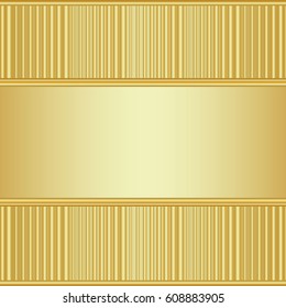 Gold  pattern on dark background. Classic pattern. Vector design