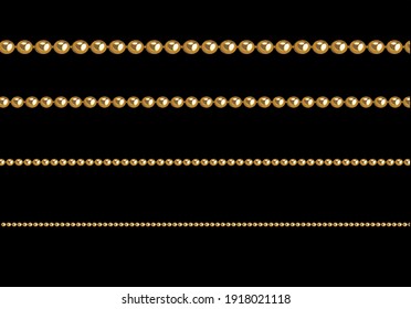 Vector de diseño de diamantes de perlas de oro