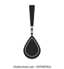 Gold pendant vector icon.Black vector icon isolated on white background gold pendant.