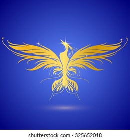 Gold phoenix
