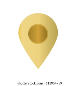 gold pin point map