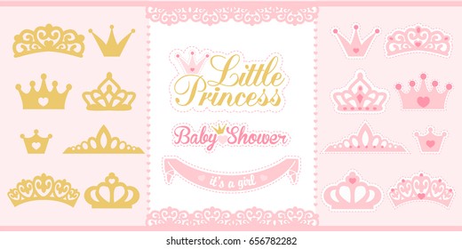 Personalizado de luz silueta de oro rosa princesa Caja Marco Cumpleaños Boda