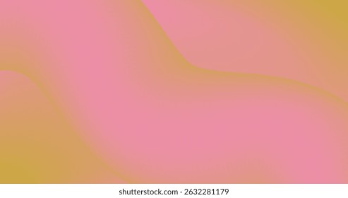 Forma fluida de Gradiente Ouro e Rosa em plano de fundo abstrato para recurso gráfico e elemento de design
