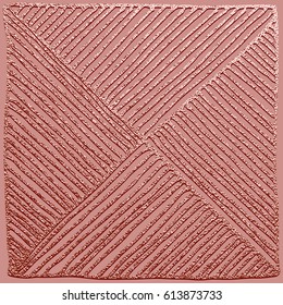 Gold pink, Hand Drawn pattern. Rose quartz texture. Vintage abstract illustration. Bright sketch surface