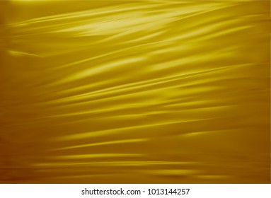 Gold plastic wrapper.