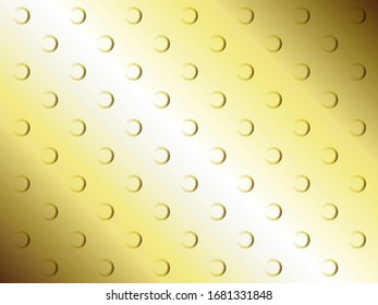 ilustración de placa dorada como textura de fondo, vectorial