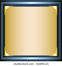 gold plated vector eps.10